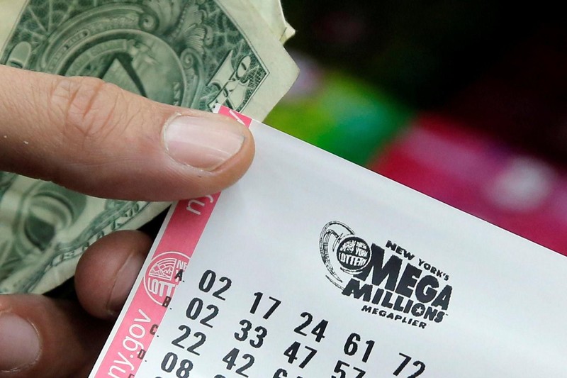 Một tấm vé của hãng Mega Millions (Ảnh: NBC News)