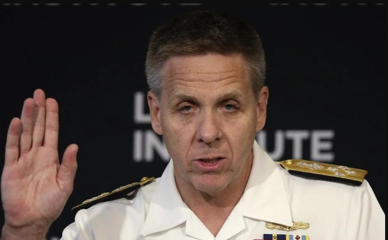 Đô đốc Philip Davidson cho rằng Mỹ đang mất dần sức cạnh trang trước Trung Quốc trong khu vực (Ảnh: AP) Đô đốc Philip Davidson cho rằng Mỹ đang mất dần sức cạnh trang trước Trung Quốc trong khu vực (Ảnh: AP)