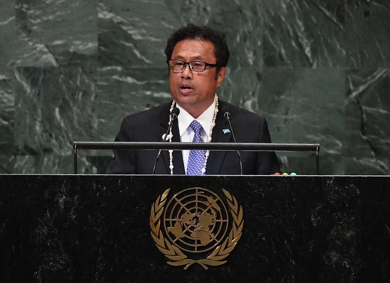 Cựu Tổng thống PalauTommy Esang Remengesau được cho là đã đề nghị Mỹ tới xây dựng căn cứ quân sự chung (Ảnh: AFP)