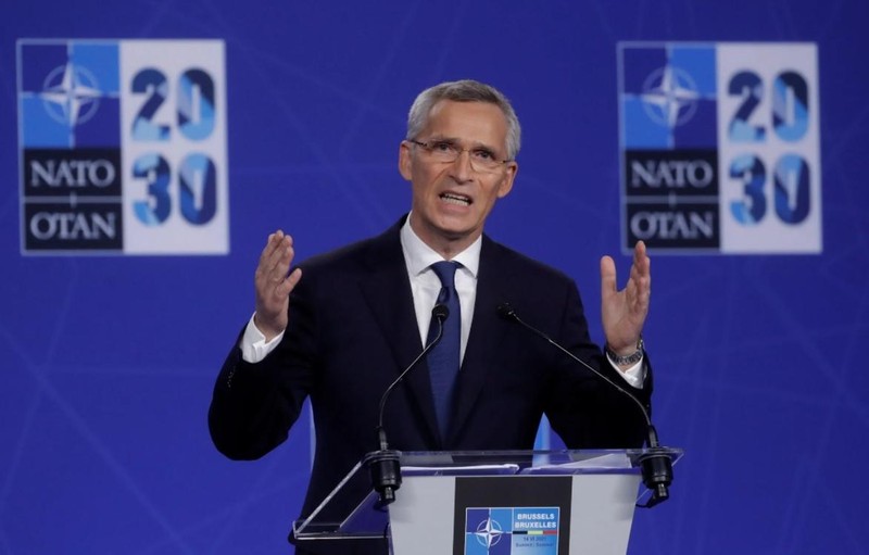 Tổng Thư ký NATO Jens Stoltenberg phát biểu trong một cuộc họp báo hôm đầu tuần (Ảnh: Reuters) Tổng Thư ký NATO Jens Stoltenberg phát biểu trong một cuộc họp báo hôm đầu tuần (Ảnh: Reuters)