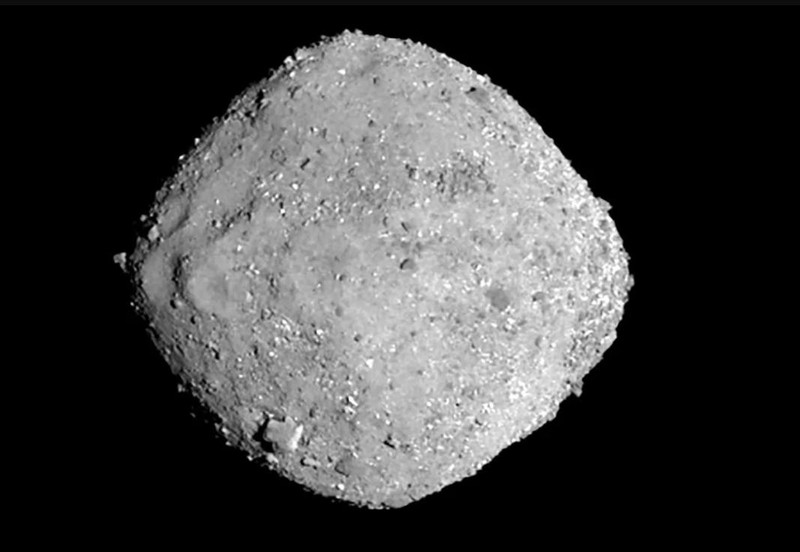 Ảnh chụp thiên thạch Bennu được NASA công bố vào tháng 11/2018 (Ảnh: AFP)