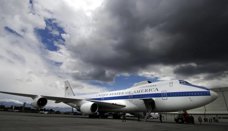Một chiếc Boeing E-4B của quân đội Mỹ (Ảnh: US Airforce) Một chiếc Boeing E-4B của quân đội Mỹ (Ảnh: US Airforce)