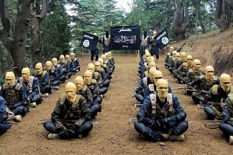 Các chiến binh của ISIS-K trong một bức ảnh tuyên truyền của tổ chức này (Ảnh: NYPost)