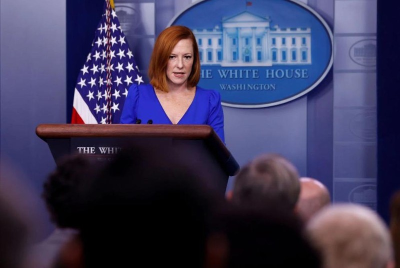 Thư ký báo chí Nhà Trắng Jen Psaki (Ảnh: Reuters)