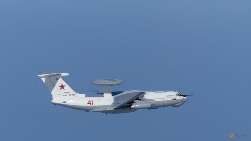 Máy bay A-50 của Nga bay gần đảo tranh chấp Takeshima/Dokdo vào tháng 7/2019 (Ảnh: Reuters)