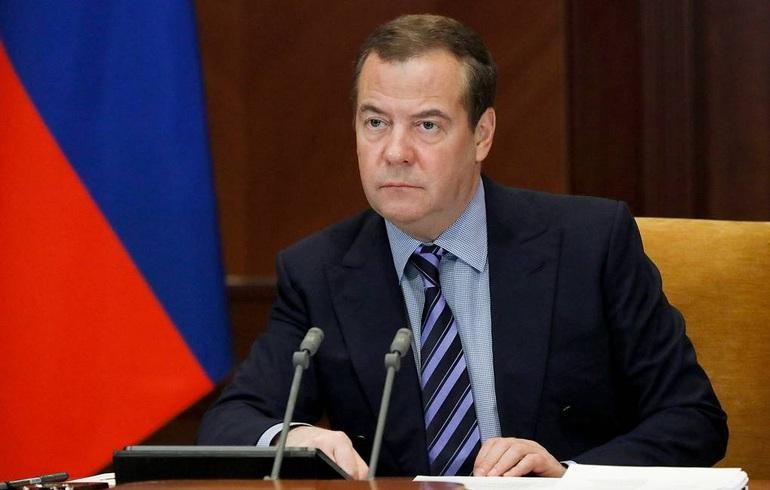 Phó chủ tịch Hội đồng An ninh Liên bang Dmitry Medvedev (Ảnh: Tass).