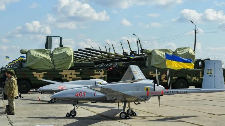 Drone Bayrakta mà Ukraine nhập từ Thổ Nhĩ Kỳ (Ảnh: Getty)