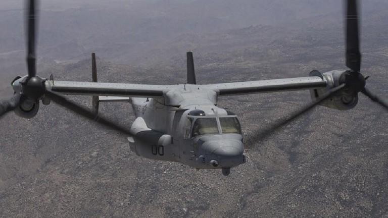 Một chiếc MV-22B Osprey của quân đội Mỹ (Ảnh: US Marines)