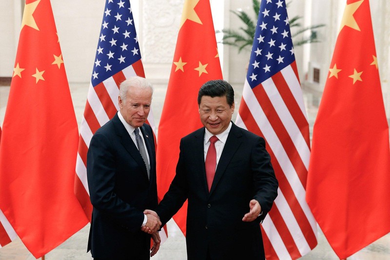 Chủ tịch Trung Quốc Tập Cận Bình và Phó Tổng thống Mỹ Joe Biden gặp gỡ trong năm 2013 (Ảnh: TNS) Chủ tịch Trung Quốc Tập Cận Bình và Phó Tổng thống Mỹ Joe Biden gặp gỡ trong năm 2013 (Ảnh: TNS)