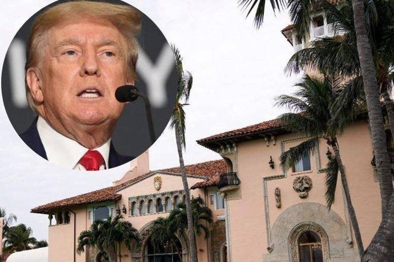 Khu biệt thự Mar-a-Lago của cựu Tổng thống Donald Trump bị FBI khám xét (Ảnh: Scotsman)