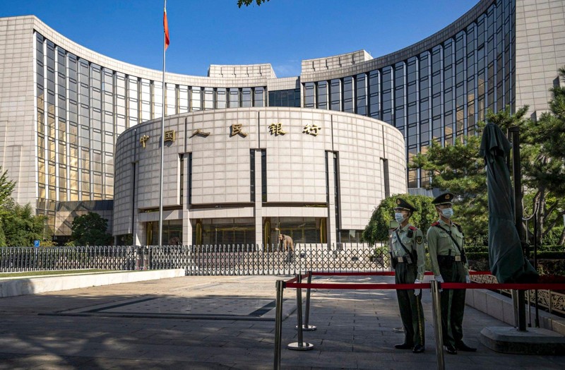 Trụ sở Ngân hàng Nhân dân Trung Quốc (Ảnh: Bloomberg)