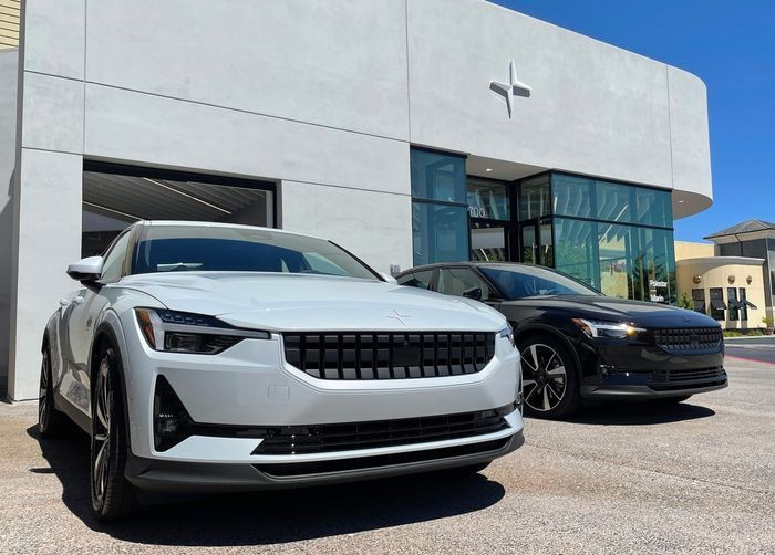 Polestar, thương hiệu xe điện hạng sang thuộc sở hữu của nhà sản xuất ô tô Trung Quốc Geely và đơn vị Volvo, có kế hoạch bắt đầu sản xuất tại South Carolina, Mỹ vào năm tới (Ảnh: Getty) im-890843.jpg