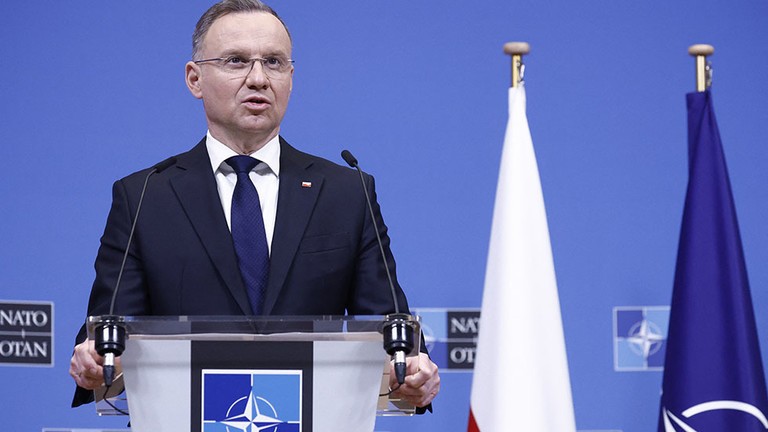 Tổng thống Ba Lan Andrzej Duda (Ảnh: AFP)