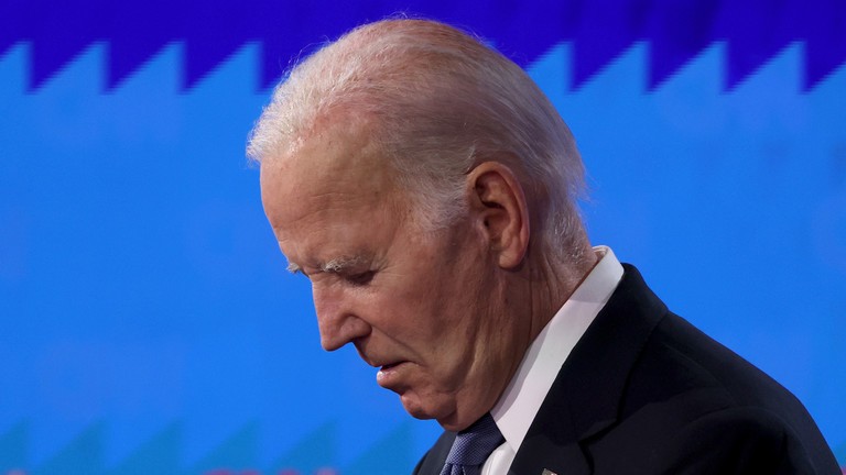 Tổng thống Mỹ Joe Biden tham gia cuộc tranh luận Tổng thống do CNN tổ chức ngày 27/6 tại Atlanta, Georgia (Ảnh: Getty)