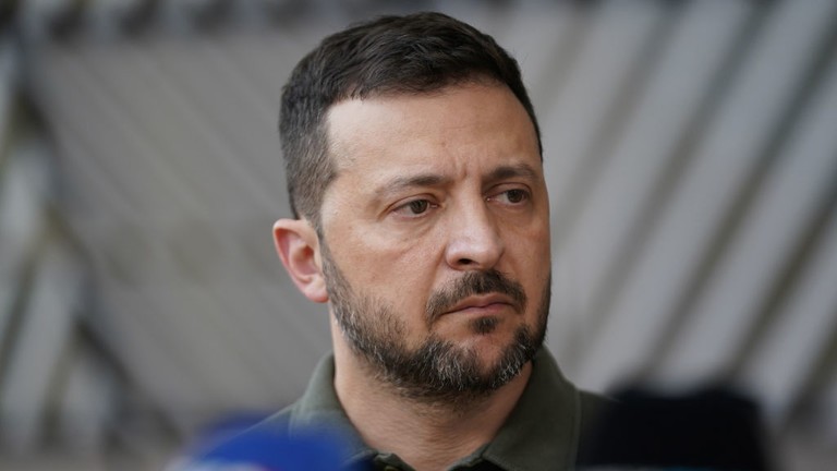 Tổng thống Ukraine Volodymyr Zelensky tại Brussels, Bỉ ngày 27/6 (Ảnh: Getty)