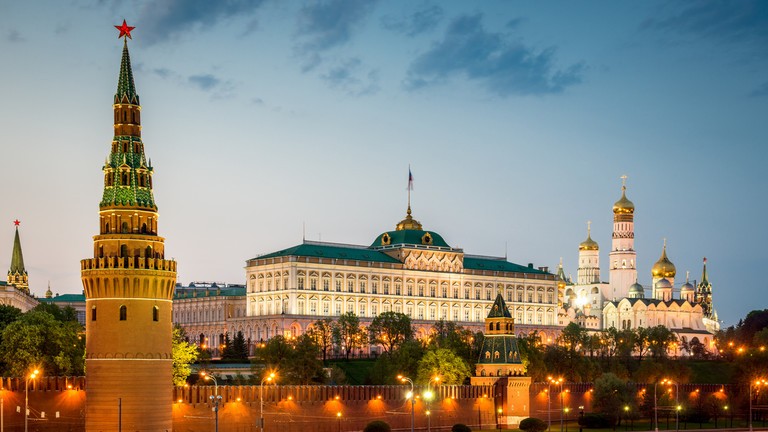 Điện Kremlin ở Moscow, Nga (Ảnh: Getty)