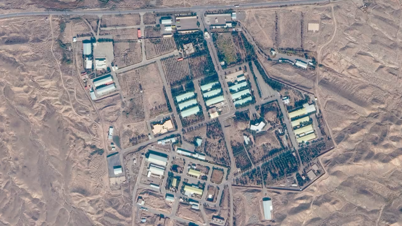 Hình ảnh vệ tinh khu phức hợp quân sự ở Parchin, Iran, năm 2022 (Ảnh: WSJ) 3.png