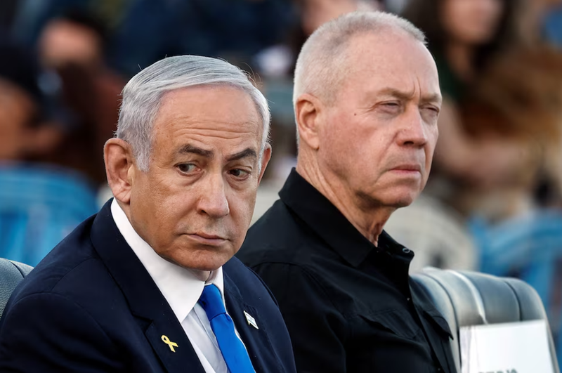 Thủ tướng Israel Benjamin Netanyahu và Bộ trưởng Quốc phòng Israel Yoav Gallant. Ảnh: Reuters