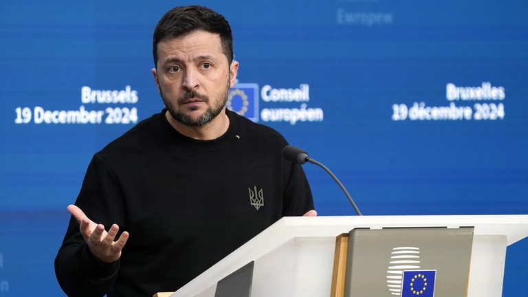 Tổng thống Ukraine Volodymyr Zelensky. Ảnh: Getty.