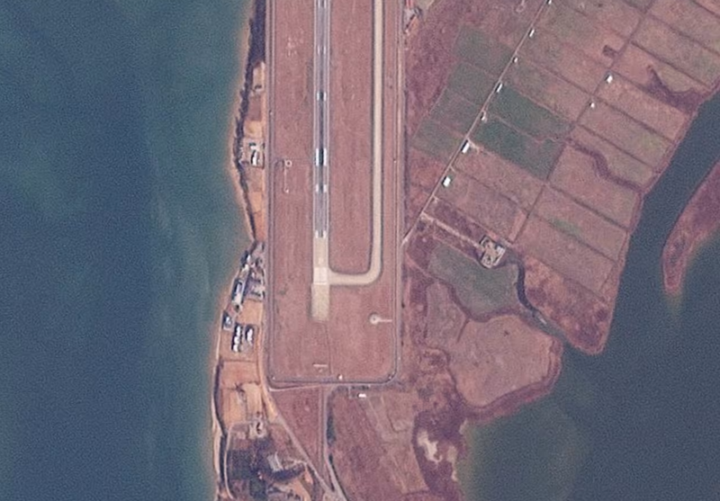 Hình ảnh vệ tinh của sân bay quốc tế Muan trước vụ tai nạn. Ảnh: WSJ. 3.png
