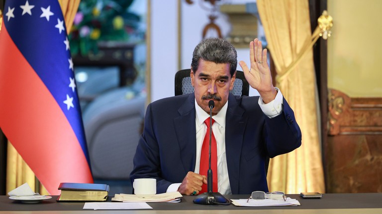 Tổng thống Venezuela Nicolas Maduro. Ảnh: Getty.