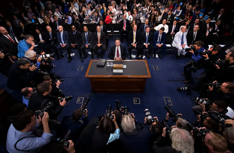 James Comey, cựu Giám đốc Cục Điều tra Liên bang. Ảnh: NYTimes. 5.png