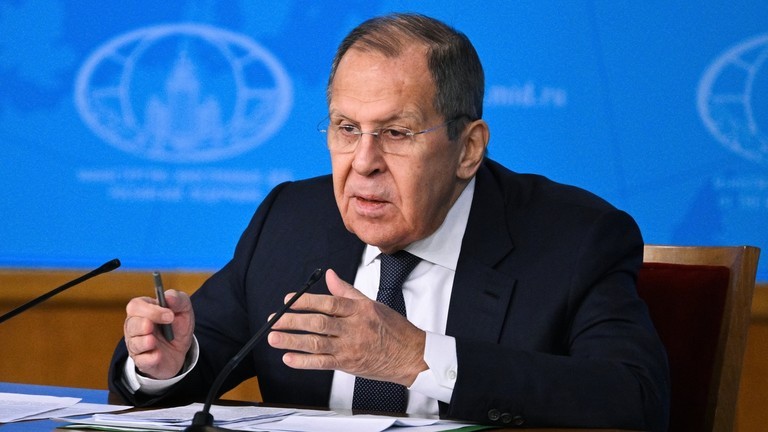 Ngoại trưởng Nga Sergey Lavrov tại cuộc họp báo của Bộ tại Moscow, Nga, ngày 14/1. Ảnh: Sputnik.