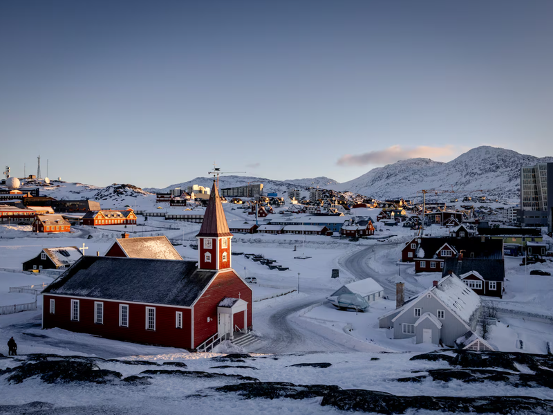 Greenland trở thành tâm điểm chú ý sau khi Tổng thống Mỹ Donald Trump nêu ý tưởng giành hòn đảo này. Ảnh: ET.