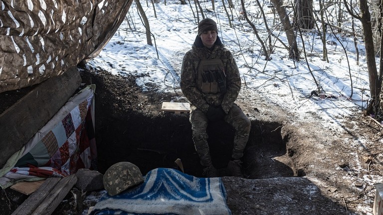 Một binh sĩ Vệ binh Quốc gia Ukraine. Ảnh: Getty.