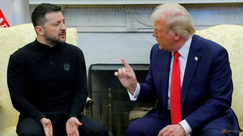 Tổng thống Mỹ Donald Trump gặp Tổng thống Ukraine Volodymyr Zelensky tại Nhà Trắng ngày 28/2. Ảnh: Reuters.