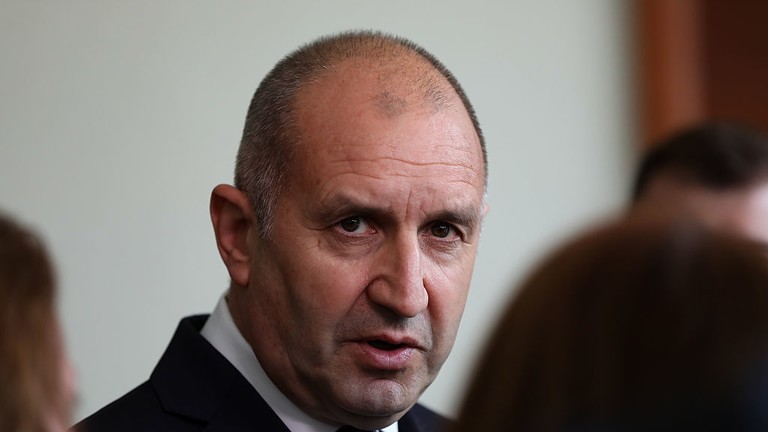 Tổng thống Bulgaria Rumen Radev tham dự Diễn đàn doanh nghiệp Sáng kiến Ba Biển tại Warsaw, Ba Lan, ngày 29/4. Ảnh: Getty.