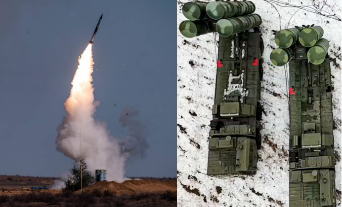 Hệ thống phóng và các khẩu đội S-400 của Nga. Ảnh: Military Watch.