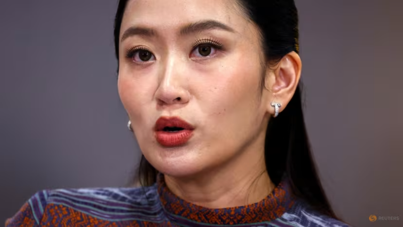 Thủ tướng Thái Lan Paetongtarn Shinawatra phát biểu trong cuộc họp báo sau cuộc họp nội các tại Tòa nhà Chính phủ ở Bangkok, Thái Lan, vào ngày 10/6. Ảnh: Reuters.