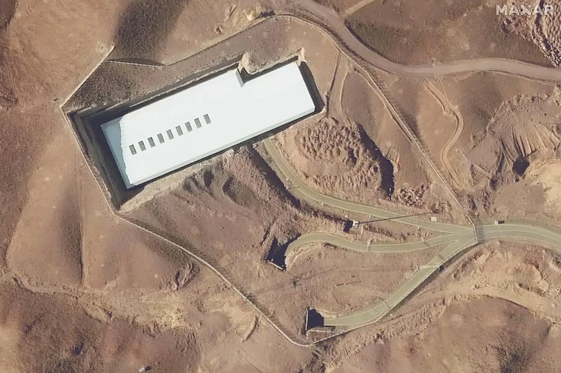 Hình ảnh vệ tinh của cơ sở làm giàu uranium Fordow của Iran vào ngày 12/2. Ảnh: AFP. Loại bom trị giá 500 triệu USD mà Mỹ dùng để tấn công cơ sở hạt nhân Iran.png