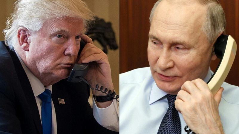 Tổng thống Mỹ Donald Trump và Tổng thống Nga Vladimir Putin. Ảnh: France24.