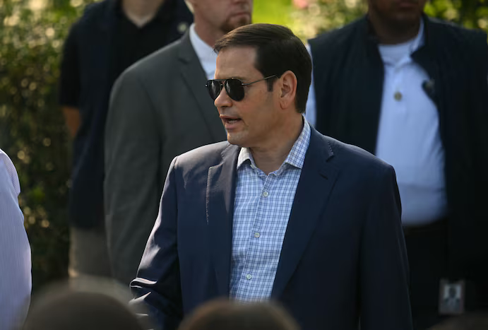 Ngoại trưởng Mỹ Marco Rubio tham dự buổi dã ngoại của gia đình quân nhân tại bãi cỏ phía Nam của Nhà Trắng ở Washington, D.C. vào ngày 4/7. Ảnh: AFP.