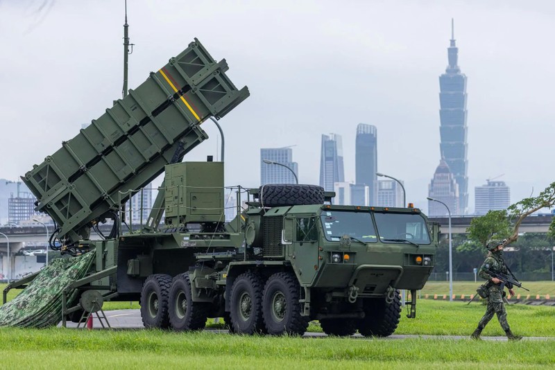 Một dàn phóng tên lửa thuộc hệ thống Patriot của Mỹ. Ảnh: Getty.