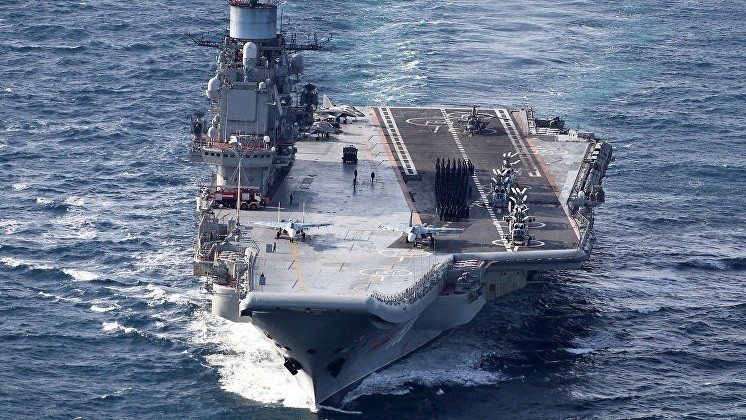 Tàu sân bay Đô đốc Kuznetsov của Hải quân Nga. Ảnh: MW. Trung Quốc có thể giúp Nga nâng cao sức mạnh của tàu sân bay Đô đốc Kuznetsov như thế nào 4.jpg