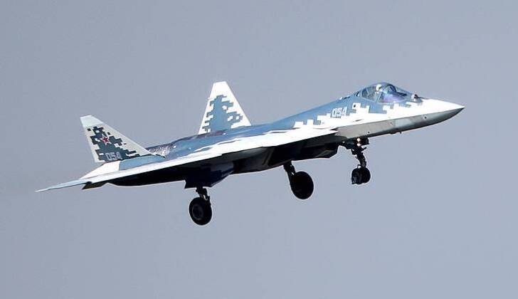 Chiến đấu cơ Su-57 của Nga. Ảnh: MW. Su-57 Nga được trang bị tên lửa Mach 9 Vũ khí siêu thanh có thể thay đổi cuộc chơi 2.jpg