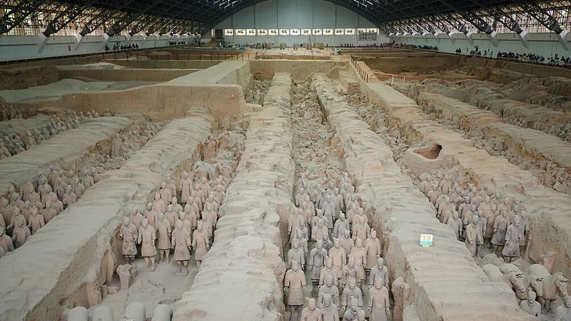 Đội quân đất nung thời nhà Tần. Ảnh: Getty.
