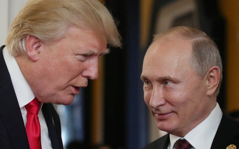 Ông Donald Trump và ông Vladimir Putin sẽ thảo luận các đề xuất hòa bình cho Ukraine tại Alaska, không có đại diện của Ukraine. Ảnh: AFP.
