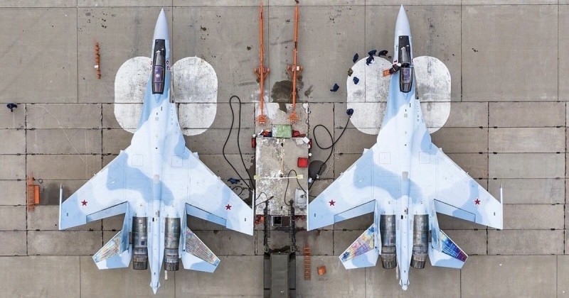 Máy bay chiến đấu Su-35 của Lực lượng Không quân Vũ trụ Nga. Ảnh: MW. Iran trước ngã rẽ Su-35 Nga hay J-10C Trung Quốc sẽ giúp Tehran làm chủ bầu trời 2.jpeg