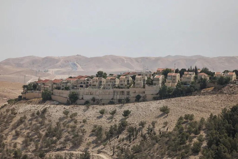 Phát triển E1 sẽ cho phép khu định cư Maale Adumim của Israel ở phía sau được kết nối với Jerusalem. Ảnh: Reuters. Mảnh đất E1 Bờ Tây Giấc mơ Israel vĩ đại hơn và hồi kết giải pháp hai nhà nước 4.jpg