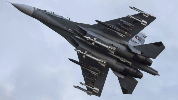 Chiến đấu cơ Su-30MK2 của Không quân Venezuela. Ảnh: MW.