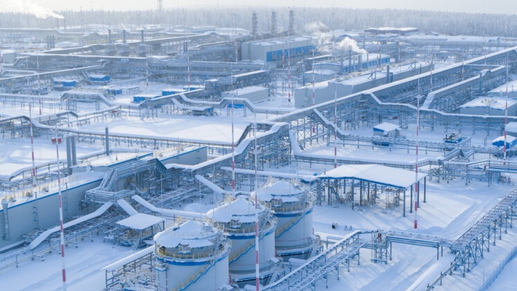 Mỏ khí ngưng tụ Kovykta trên đoạn Kovykta-Chayanda của đường ống Power of Siberia 1. Ảnh: MW.