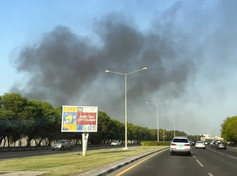 Hình ảnh cột khói bốc lên sau vụ tấn công ở Doha, Qatar. Ảnh: Reuters. Chiến dịch Đỉnh lửa của Israel có thể thiêu rụi nỗ lực hòa bình của Mỹ ở Trung Đông 4.png