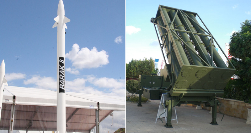 Hệ thống phòng thủ tên lửa Barak-8. Ảnh: Getty. Đức chi 1 tỷ USD mua UAV Heron Đâu là 5 nước nhập khẩu vũ khí hàng đầu của Israel 4.png