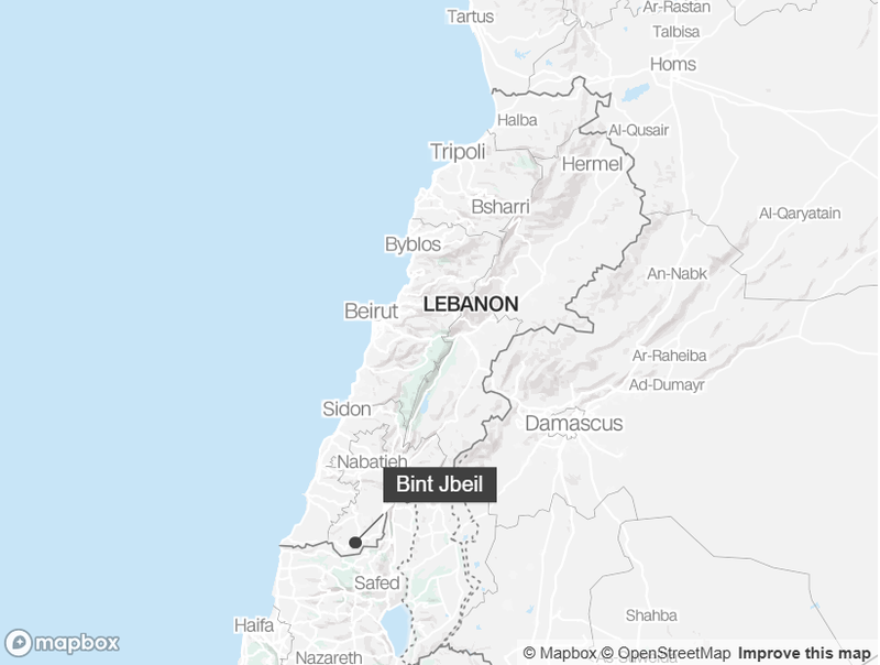 Vị trí khu vực mà Israel thực hiện cuộc không kích. Ảnh: Google Maps. 4 công dân Mỹ thiệt mạng trong cuộc không kích của Israel vào Lebanon 2.png