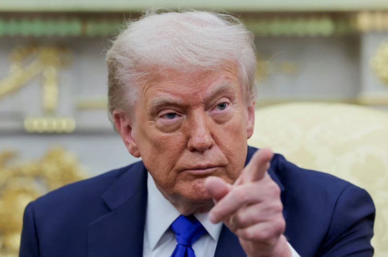 Tổng thống Mỹ Donald Trump. Ảnh: Reuters. Ông Trump, ông Netanyahu và ván bài cuối ở Trung Đông Liệu Gaza có thể im tiếng súng 2.png