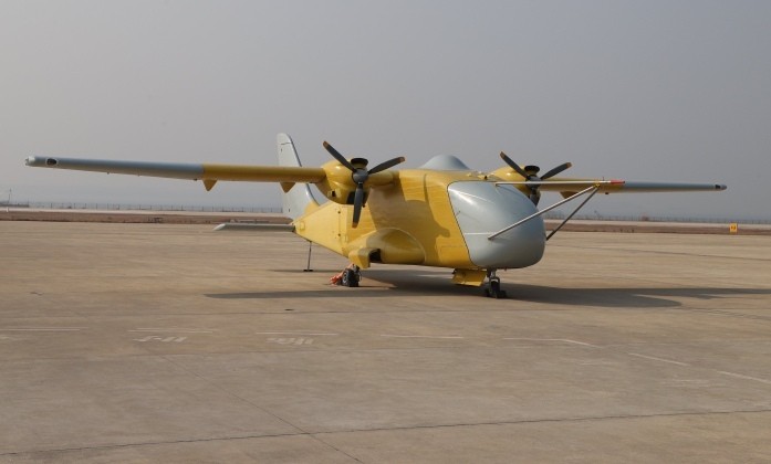 Nguyên mẫu vận tải hạng nhẹ CH-YH1000 của Trung Quốc. Ảnh: MW. Máy bay chở hàng không người lái lớn nhất thế giới được ra mắt, hứa hẹn tự động hóa ngành logistics.jpg